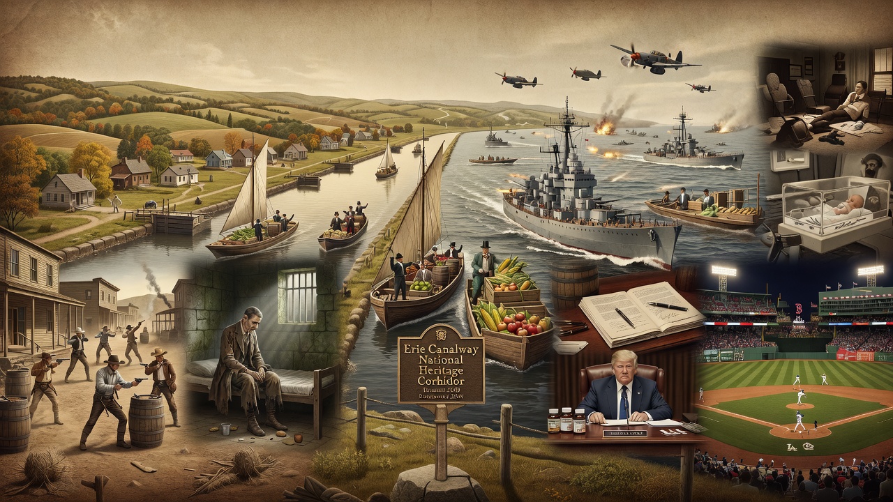 October 26 in History: From the Erie Canal to a Historic Boston World Series Game